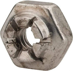 Flex-Loc - #4-40 UNJC Grade 2 Hex Lock Nut with Expanding Flex Top - Cadmium-Plated Finish, Meets Military Specifications - Exact Tool & Supply