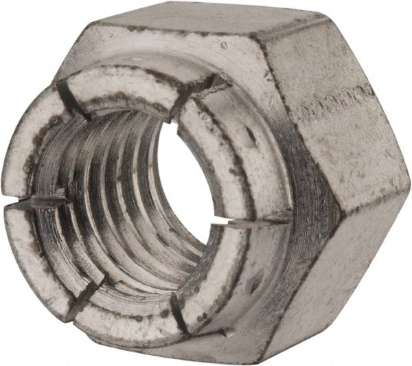 Flex-Loc - 5/8-11 UNC Grade 2 Hex Lock Nut with Expanding Flex Top - Exact Tool & Supply