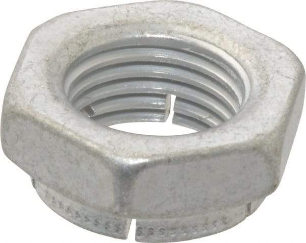 Flex-Loc - 1/2-20 UNJF Grade 2 Hex Lock Nut with Expanding Flex Top - 21/64" High, Cadmium-Plated Finish, Meets Military Specifications - Exact Tool & Supply