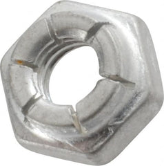 Flex-Loc - 1/4-20 UNC Grade 2 Hex Lock Nut with Expanding Flex Top - Exact Tool & Supply