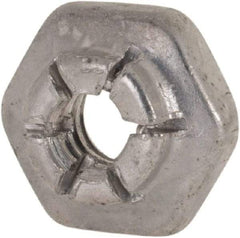 Flex-Loc - #6-32 UNJC Grade 2 Hex Lock Nut with Expanding Flex Top - 5/16" Width Across Flats, 9/64" High, Cadmium-Plated Finish, Meets Military Specifications - Exact Tool & Supply