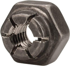 Flex-Loc - #8-32 UNJC 18-8 Hex Lock Nut with Expanding Flex Top - Uncoated, Meets Military Specifications - Exact Tool & Supply