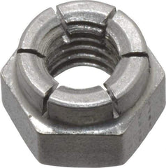 Flex-Loc - 5/16-18 UNC 18-8 Hex Lock Nut with Expanding Flex Top - Uncoated, Meets Military Specifications - Exact Tool & Supply