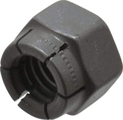 Flex-Loc - 3/8-16 UNC Grade 2 Hex Lock Nut with Expanding Flex Top - Uncoated, Meets Military Specifications - Exact Tool & Supply