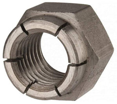 Flex-Loc - 3/4-10 UNC Grade 2 Hex Lock Nut with Expanding Flex Top - Uncoated, Meets Military Specifications - Exact Tool & Supply