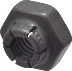 Flex-Loc - #10-32 UNJF Grade 2 Hex Lock Nut with Expanding Flex Top - Uncoated, Meets Military Specifications - Exact Tool & Supply