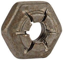 Flex-Loc - #6-32 UNJC Grade 2 Hex Lock Nut with Expanding Flex Top - Exact Tool & Supply