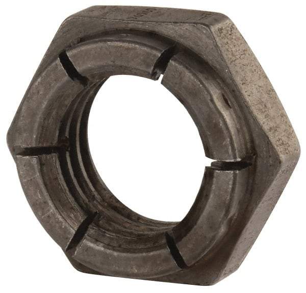 Flex-Loc - 3/4-10 UNC Grade 2 Hex Lock Nut with Expanding Flex Top - Uncoated, Meets Military Specifications - Exact Tool & Supply
