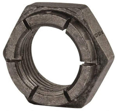 Flex-Loc - 3/4-16 UNJF Grade 2 Hex Lock Nut with Expanding Flex Top - Uncoated, Meets Military Specifications - Exact Tool & Supply