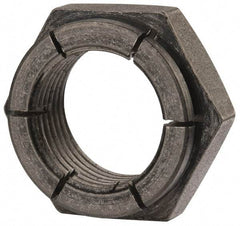 Flex-Loc - 7/8-14 UNJF Grade 2 Hex Lock Nut with Expanding Flex Top - Uncoated, Meets Military Specifications - Exact Tool & Supply