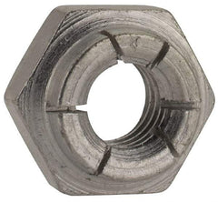 Flex-Loc - 5/16-18 UNC Grade 2 Heavy Hex Lock Nut with Expanding Flex Top - Cadmium-Plated Finish, Meets Military Specifications - Exact Tool & Supply