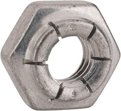 Flex-Loc - 5/16-18 UNC Grade 2 Heavy Hex Lock Nut with Expanding Flex Top - 17/64" High, Cadmium-Plated Finish, Meets Military Specifications - Exact Tool & Supply