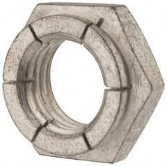 Flex-Loc - 1-8 UNC Grade 2 Heavy Hex Lock Nut with Expanding Flex Top - Cadmium-Plated Finish, Meets Military Specifications - Exact Tool & Supply