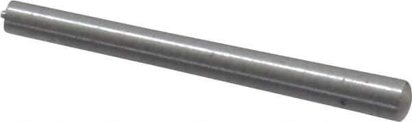 Value Collection - Size 6/0, 0.0624" Small End Diam, 0.078" Large End Diam, Uncoated Steel Taper Pin - Grade C-12L14, 3/4" OAL, 3/4 Pin Length - Exact Tool & Supply