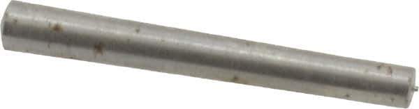 Value Collection - Size 5/0, 0.0784" Small End Diam, 0.094" Large End Diam, Uncoated Steel Taper Pin - Grade C-12L14, 3/4" OAL, 3/4 Pin Length - Exact Tool & Supply