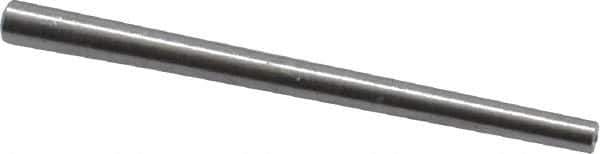 Value Collection - Size 5/0, 0.068" Small End Diam, 0.094" Large End Diam, Uncoated Steel Taper Pin - Grade C-12L14, 1-1/4" OAL, 1-1/4 Pin Length - Exact Tool & Supply