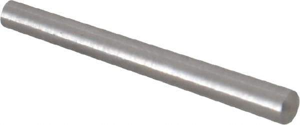 Value Collection - Size 4/0, 0.0882" Small End Diam, 0.109" Large End Diam, Uncoated Steel Taper Pin - Grade C-12L14, 1" OAL, 1 Pin Length - Exact Tool & Supply