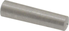 Value Collection - Size 3/0, 0.1146" Small End Diam, 0.125" Large End Diam, Uncoated Steel Taper Pin - Grade C-12L14, 1/2" OAL, 1/2 Pin Length - Exact Tool & Supply