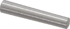 Value Collection - Size 2/0, 0.1254" Small End Diam, 0.141" Large End Diam, Uncoated Steel Taper Pin - Grade C-12L14, 3/4" OAL, 3/4 Pin Length - Exact Tool & Supply