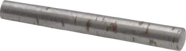 Value Collection - Size 0, 0.13" Small End Diam, 0.156" Large End Diam, Uncoated Steel Taper Pin - Grade C-12L14, 1-1/4" OAL, 1-1/4 Pin Length - Exact Tool & Supply