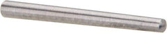 Value Collection - Size 0, 0.1196" Small End Diam, 0.156" Large End Diam, Uncoated Steel Taper Pin - Grade C-12L14, 1-3/4" OAL, 1-3/4 Pin Length - Exact Tool & Supply