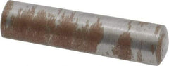 Value Collection - Size 2, 0.1774" Small End Diam, 0.193" Large End Diam, Uncoated Steel Taper Pin - Grade C-12L14, 3/4" OAL, 3/4 Pin Length - Exact Tool & Supply