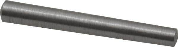 Value Collection - Size 2, 0.1618" Small End Diam, 0.193" Large End Diam, Uncoated Steel Taper Pin - Grade C-12L14, 1-1/2" OAL, 1-1/2 Pin Length - Exact Tool & Supply
