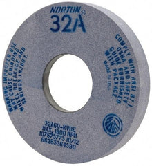 Norton - 14" Diam x 5" Hole x 2" Thick, K Hardness, 60 Grit Surface Grinding Wheel - Aluminum Oxide, Type 5, Medium Grade, 1,800 Max RPM, Vitrified Bond, One-Side Recess - Exact Tool & Supply