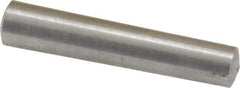 Value Collection - Size 4, 0.224" Small End Diam, 0.25" Large End Diam, Uncoated Steel Taper Pin - Grade C-12L14, 1-1/4" OAL, 1-1/4 Pin Length - Exact Tool & Supply