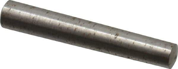 Value Collection - Size 4, 0.2188" Small End Diam, 0.25" Large End Diam, Uncoated Steel Taper Pin - Grade C-12L14, 1-1/2" OAL, 1-1/2 Pin Length - Exact Tool & Supply