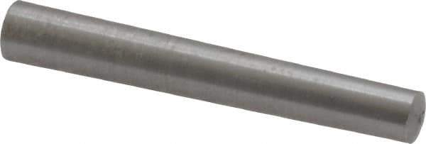 Value Collection - Size 4, 0.2136" Small End Diam, 0.25" Large End Diam, Uncoated Steel Taper Pin - Grade C-12L14, 1-3/4" OAL, 1-3/4 Pin Length - Exact Tool & Supply