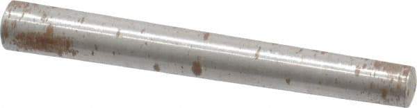 Value Collection - Size 4, 0.2084" Small End Diam, 0.25" Large End Diam, Uncoated Steel Taper Pin - Grade C-12L14, 2" OAL, 2 Pin Length - Exact Tool & Supply