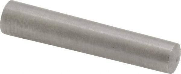 Value Collection - Size 5, 0.2578" Small End Diam, 0.289" Large End Diam, Uncoated Steel Taper Pin - Grade C-12L14, 1-1/2" OAL, 1-1/2 Pin Length - Exact Tool & Supply