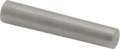 Value Collection - Size 5, 0.2578" Small End Diam, 0.289" Large End Diam, Uncoated Steel Taper Pin - Grade C-12L14, 1-1/2" OAL, 1-1/2 Pin Length - Exact Tool & Supply