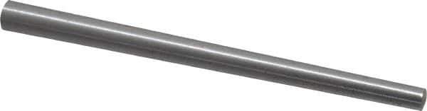 Value Collection - Size 5, 0.2058" Small End Diam, 0.289" Large End Diam, Uncoated Steel Taper Pin - Grade C-12L14, 4" OAL, 4 Pin Length - Exact Tool & Supply