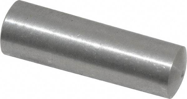 Value Collection - Size 7, 0.383" Small End Diam, 0.409" Large End Diam, Uncoated Steel Taper Pin - Grade C-12L14, 1-1/4" OAL, 1-1/4 Pin Length - Exact Tool & Supply