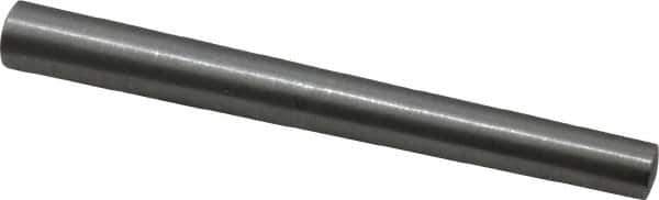 Value Collection - Size 8, 0.3984" Small End Diam, 0.492" Large End Diam, Uncoated Steel Taper Pin - Grade C-12L14, 4-1/2" OAL, 4-1/2 Pin Length - Exact Tool & Supply