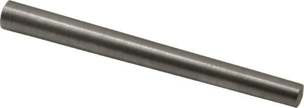 Value Collection - Size 8, 0.388" Small End Diam, 0.492" Large End Diam, Uncoated Steel Taper Pin - Grade C-12L14, 5" OAL, 5 Pin Length - Exact Tool & Supply