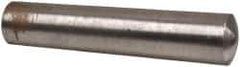 Value Collection - Size 9, 0.5338" Small End Diam, 0.591" Large End Diam, Uncoated Steel Taper Pin - Grade C-12L14, 2-3/4" OAL, 2-3/4 Pin Length - Exact Tool & Supply
