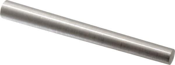 Value Collection - Size 9, 0.4766" Small End Diam, 0.591" Large End Diam, Uncoated Steel Taper Pin - Grade C-12L14, 5-1/2" OAL, 5-1/2 Pin Length - Exact Tool & Supply