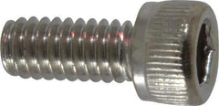 Value Collection - #8-32 UNC Hex Socket Drive, Socket Cap Screw - Grade 316 Stainless Steel, 3/8" Length Under Head - Exact Tool & Supply