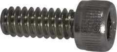 Value Collection - #10-24 UNC Hex Socket Drive, Socket Cap Screw - Grade 316 Stainless Steel, 1/2" Length Under Head - Exact Tool & Supply