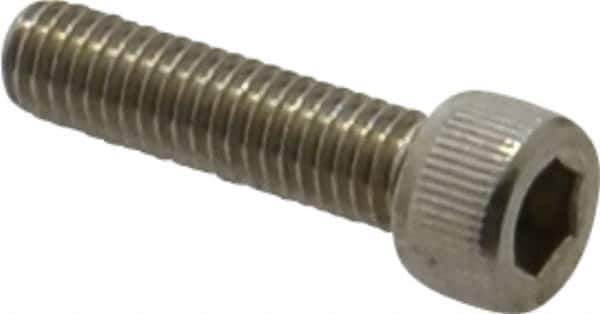 Value Collection - #10-32 UNF Hex Socket Drive, Socket Cap Screw - Grade 316 Stainless Steel, 3/4" Length Under Head - Exact Tool & Supply