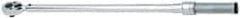CDI - 1" Drive Micrometer Torque Wrench - 305 N/m to 1,322 N/m Torque, 70" OAL, 6.8 N/m Graduation, Pear Head - Exact Tool & Supply
