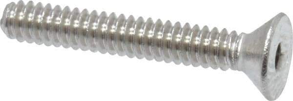 Value Collection - #4-40 UNC Hex Socket Drive, 82° Flat Screw - Grade 18-8 Stainless Steel, 3/4" OAL - Exact Tool & Supply
