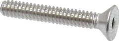 Value Collection - #4-40 UNC Hex Socket Drive, 82° Flat Screw - Grade 18-8 Stainless Steel, 3/4" OAL - Exact Tool & Supply