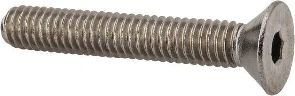 Value Collection - 5/16-18 UNC Hex Socket Drive, 82° Flat Screw - Grade 18-8 Stainless Steel, 2" OAL - Exact Tool & Supply