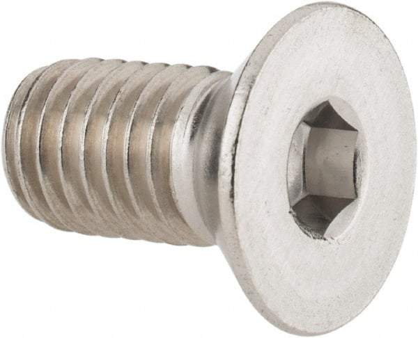Value Collection - 1/2-13 UNC Hex Socket Drive, 82° Flat Screw - Grade 18-8 Stainless Steel, 1" OAL - Exact Tool & Supply