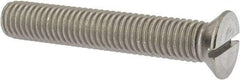 Value Collection - 1/2-13 UNC, 3" OAL Slotted Drive Machine Screw - Flat Head, Grade 18-8 Stainless Steel, Uncoated, Without Washer - Exact Tool & Supply