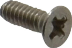 Value Collection - #2-56 UNC, 1/4" OAL Phillips Drive Machine Screw - Flat Head, Grade 18-8 Stainless Steel, Uncoated, Without Washer - Exact Tool & Supply